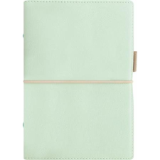 FILOFAX Kalendárium, gyűrűs, betétlapokkal, pocket méret, FILOFAX, "Domino" Soft", pasztellzöld gyűrűskönyv
