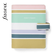 FILOFAX Kalendárium, gyűrűs, betétlapokkal, pocket méret, FILOFAX &quot;Good Vibes&quot; gyűrűskönyv