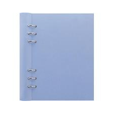 FILOFAX Tervező, naptár és füzet betéttel, A5, FILOFAX \"Clipbook Pastel\", pasztellkék naptár, kalendárium