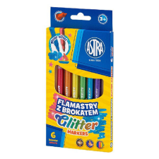  Filtoll ASTRA glitteres 6 színű filctoll, marker