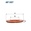 Filtron légszűrő AP 027