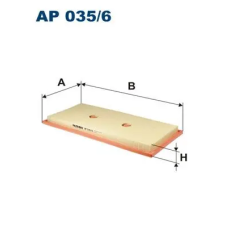 Filtron légszűrő AP 035/6 autóalkatrész