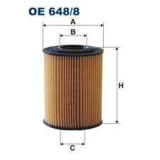 Filtron Olajszűrő FILTRON OE 648/8 olajszűrő