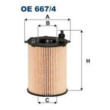 Filtron Olajszűrő FILTRON OE 667/4 olajszűrő