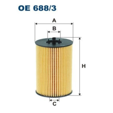 Filtron Olajszűrő FILTRON OE 688/3 olajszűrő