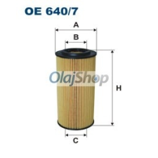 Filtron Olajszűrő (OE 640/7) olajszűrő