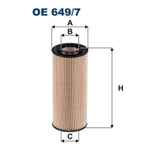 Filtron olajszűrő OE 649/7 autóalkatrész