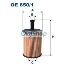Filtron Olajszűrő (OE 650/1) olajszűrő