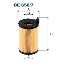 Filtron olajszűrő OE 650/7 autóalkatrész