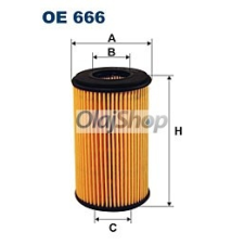 Filtron Olajszűrő (OE 666) olajszűrő