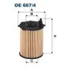 Filtron olajszűrő OE 667/4