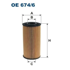 Filtron olajszűrő OE 674/6 autóalkatrész