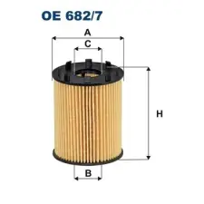 Filtron olajszűrő OE 682/7 autóalkatrész