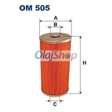 Filtron Olajszűrő (OM 505) olajszűrő