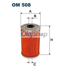Filtron Olajszűrő (OM 508) olajszűrő