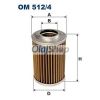 Filtron Olajszűrő (OM 512/4)