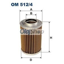 Filtron Olajszűrő (OM 512/4) olajszűrő