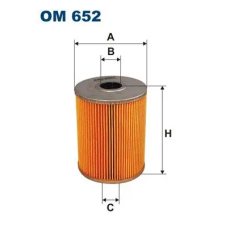 Filtron olajszűrő OM 652 autóalkatrész