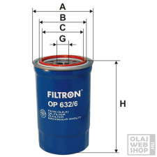 Filtron olajszűrő OP632/6 olajszűrő