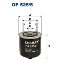Filtron olajszűrő OP 525/5 autóalkatrész