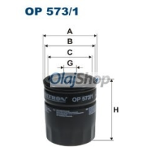 Filtron Olajszűrő (OP 573/1) olajszűrő
