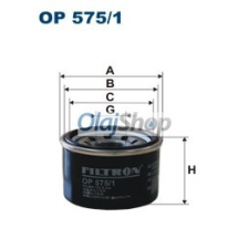 Filtron Olajszűrő (OP 575/1) olajszűrő