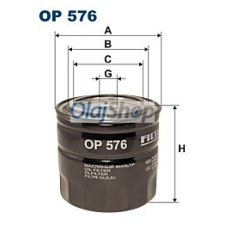Filtron Olajszűrő (OP 576) olajszűrő
