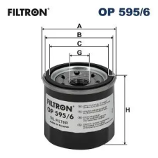 Filtron olajszűrő OP 595/6 autóalkatrész