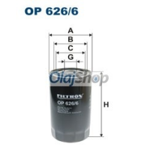 Filtron Olajszűrő (OP 626/6) olajszűrő