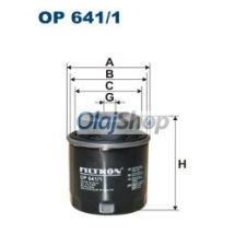 Filtron Olajszűrő (OP 641/1) olajszűrő