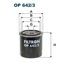 Filtron olajszűrő OP 642/3 autóalkatrész