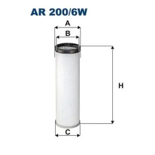 Filtron szekunder levegő szűrő AR 200/6W autóalkatrész