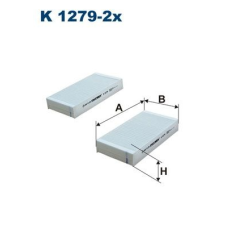Filtron Szűrő, utastér levegő FILTRON K 1279-2x levegőszűrő
