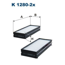 Filtron Szűrő, utastér levegő FILTRON K 1280-2x levegőszűrő