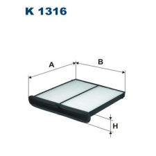 Filtron Szűrő, utastér levegő FILTRON K 1316 levegőszűrő