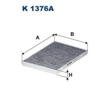 Filtron szűrő, utastér levegő FILTRON K 1376A autóalkatrész