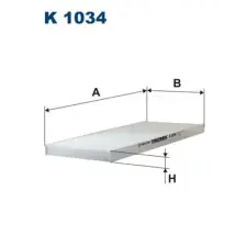 Filtron szűrő, utastér levegő K 1034 autóalkatrész