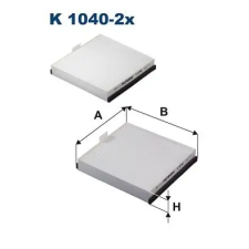 Filtron szűrő, utastér levegő K 1040-2x autóalkatrész