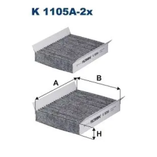 Filtron szűrő, utastér levegő K 1105A-2x autóalkatrész