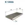 Filtron szűrő, utastér levegő K 1202A