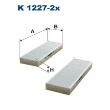 Filtron szűrő, utastér levegő K 1227-2x autóalkatrész