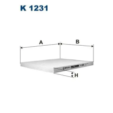 Filtron szűrő, utastér levegő K 1231 autóalkatrész