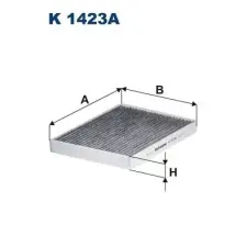 Filtron szűrő, utastér levegő K 1423A autóalkatrész
