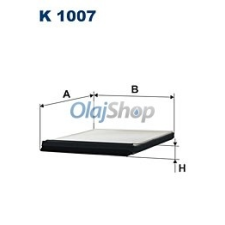 Filtron Utastérszűrő (K 1007) pollenszűrő