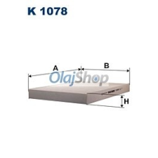 Filtron Utastérszűrő (K 1078) pollenszűrő