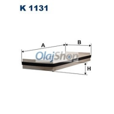 Filtron Utastérszűrő (K 1131) pollenszűrő