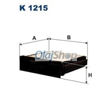 Filtron Utastérszűrő (K 1215) pollenszűrő