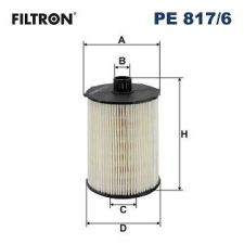 Filtron Üzemanyagszűrő FILTRON PE 817/6 üzemanyagszűrő