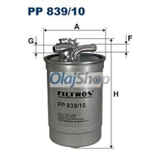 Filtron Üzemanyagszűrő (PP 839/10) üzemanyagszűrő