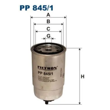 Filtron Üzemanyagszűrő PP 845/1 autóalkatrész